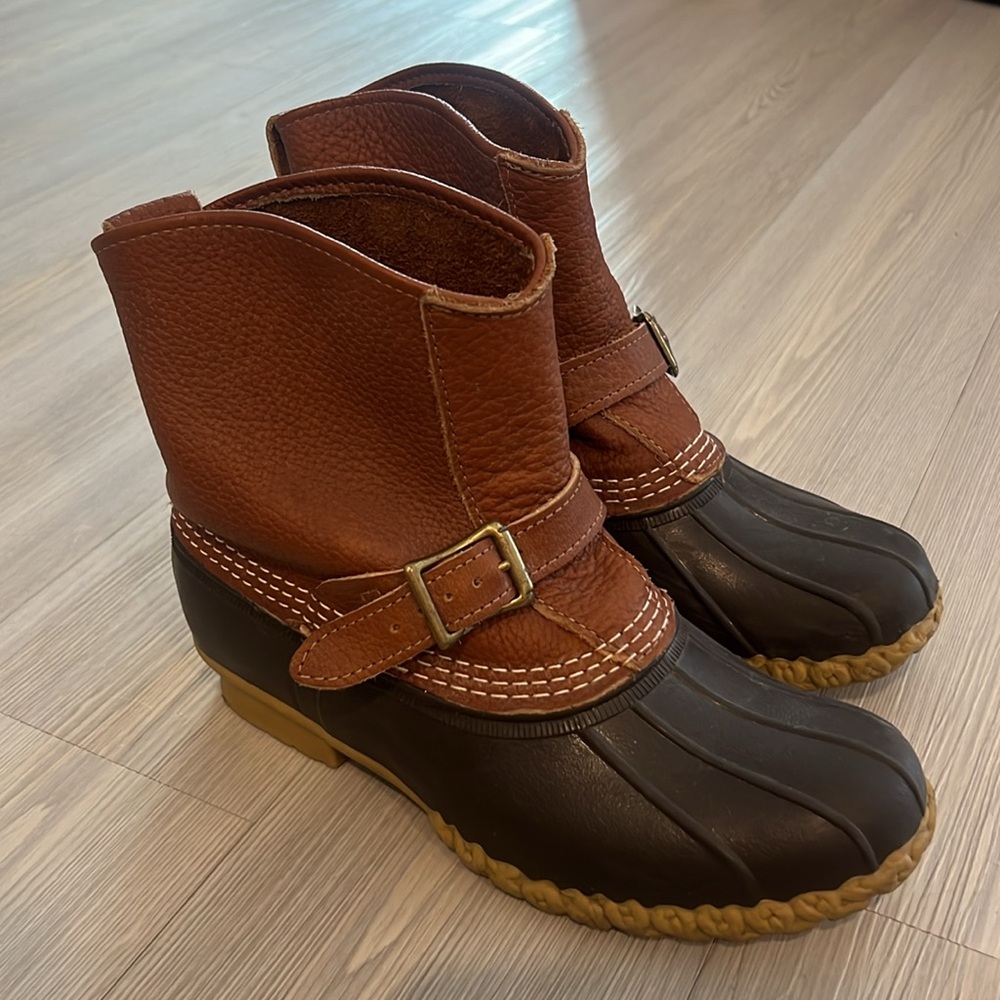 L.L. Bean Slip On Boots w/ Buckle